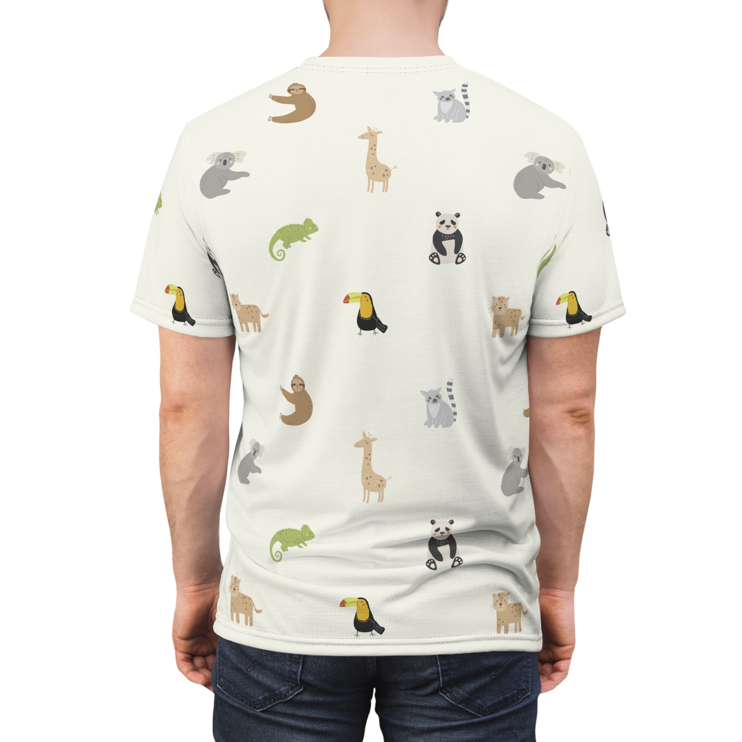 Men's Cut & Sew Tee (Tropical Design)