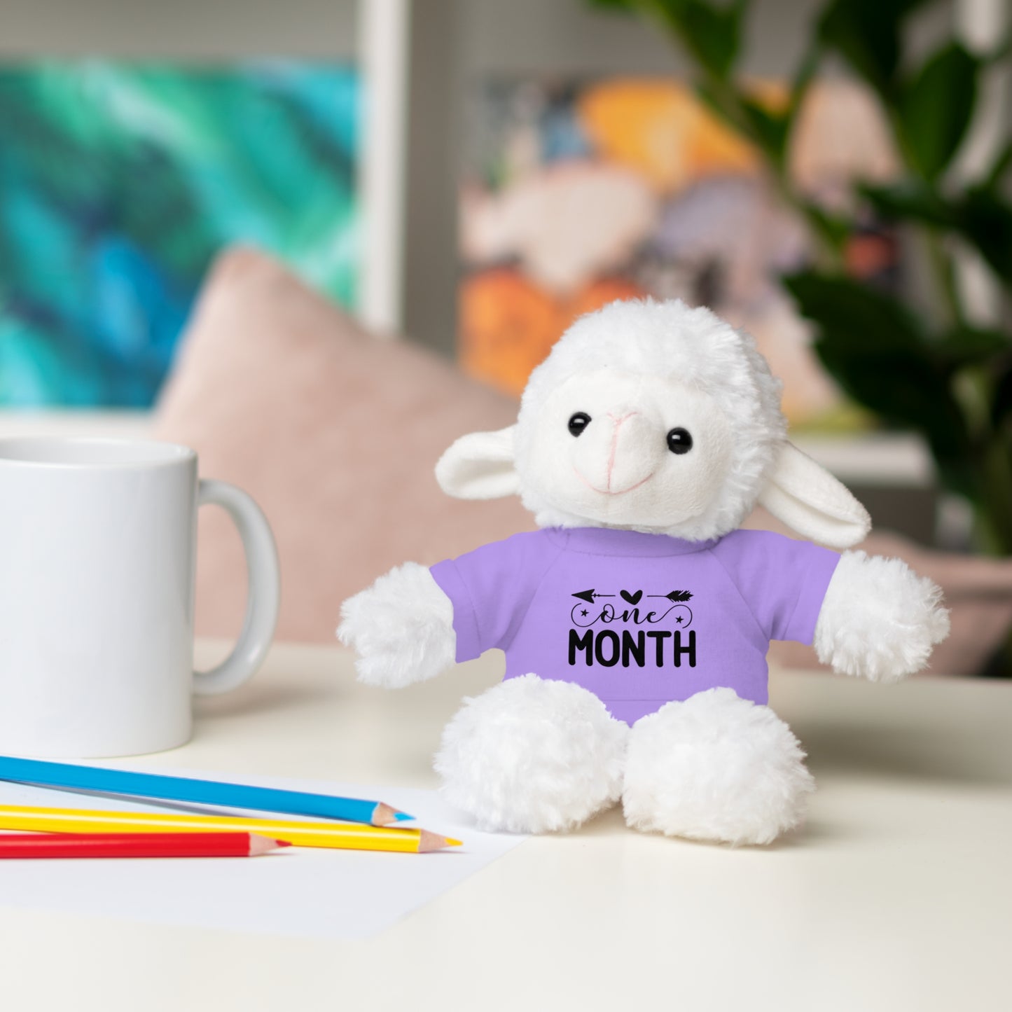 First Stuffed Friend with Custom Tee