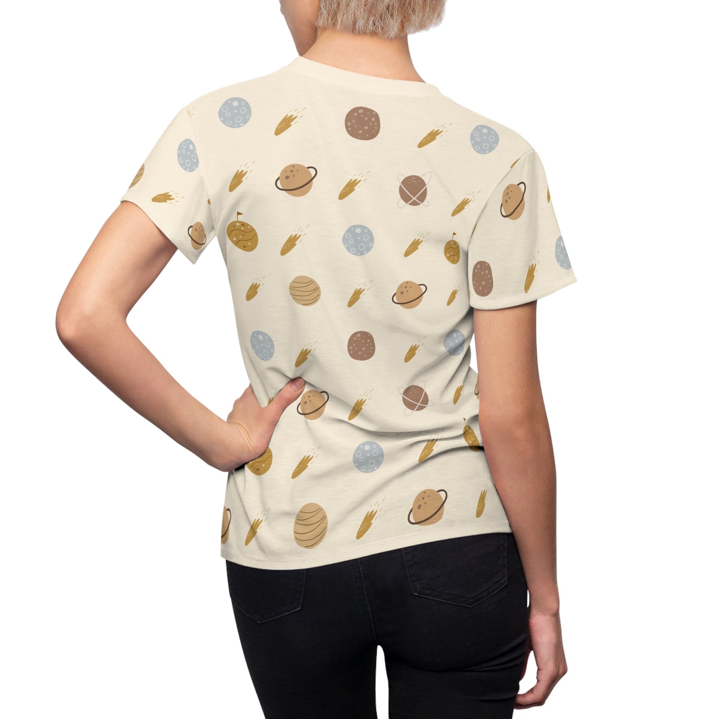Women's Cut & Sew Tee (Space Design)
