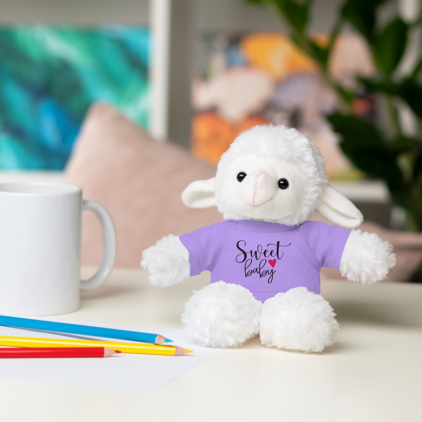 First Stuffed Friend with Custom Tee