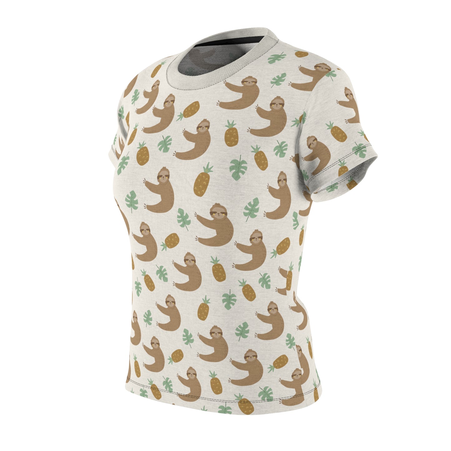 Women's Cut & Sew Tee (Tropical Design)