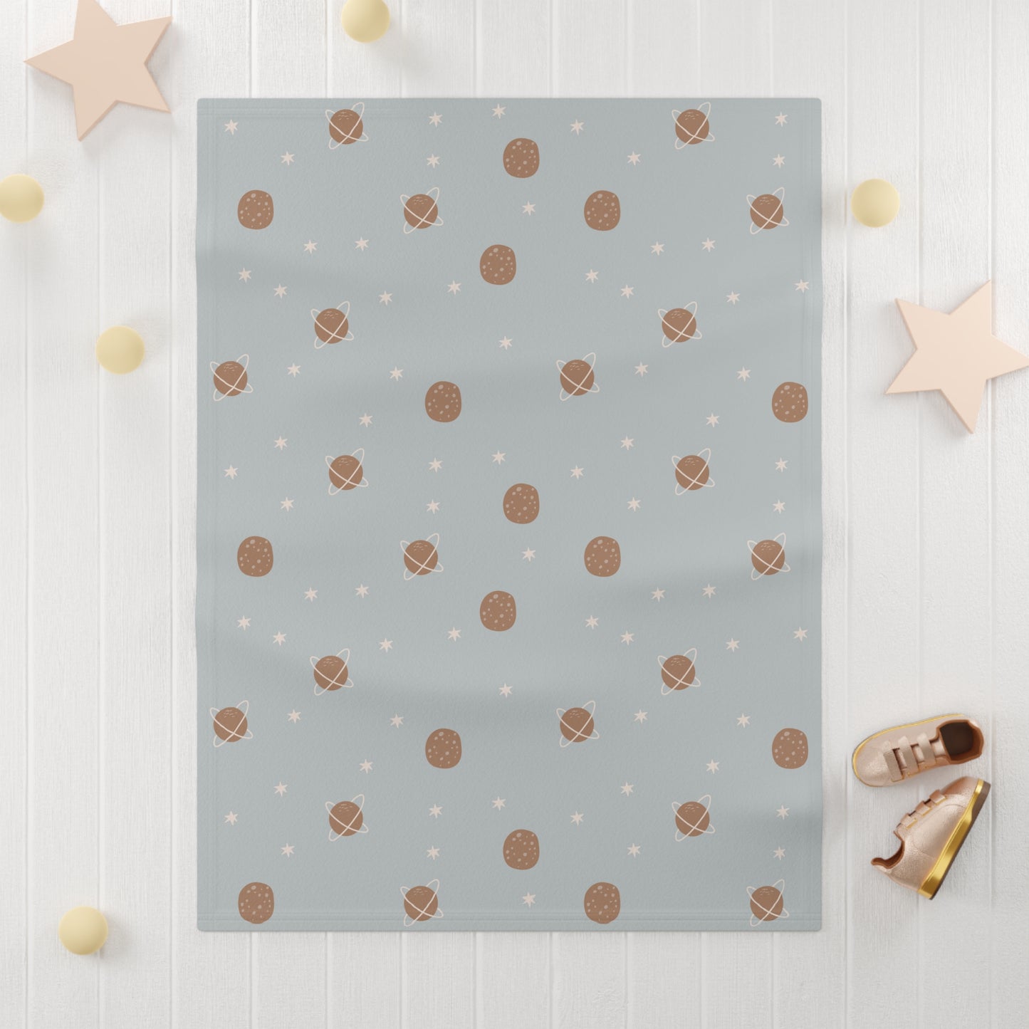 Baby Soft Fleece Blanket (Space Design)