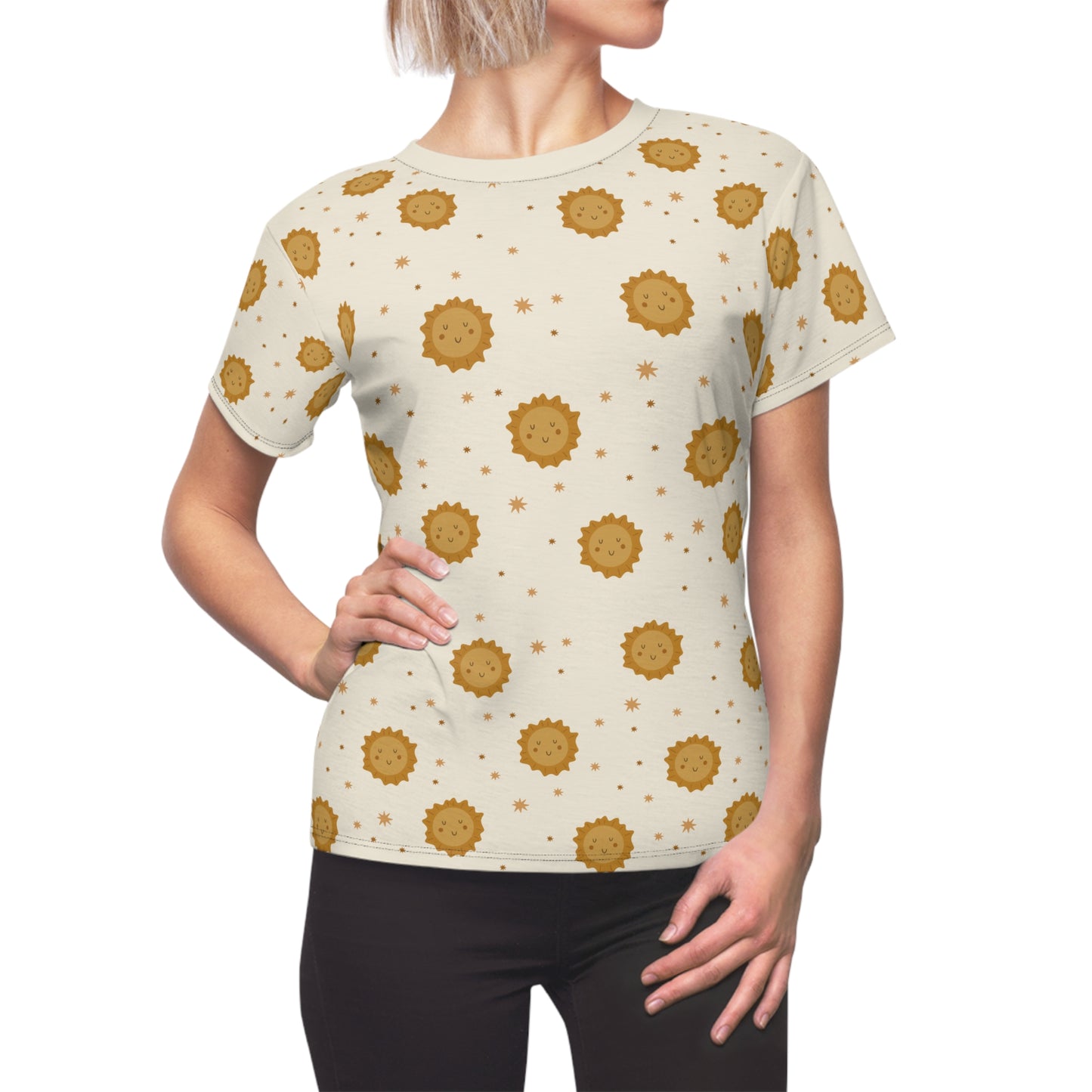 Women's Cut & Sew Tee (Space Design)
