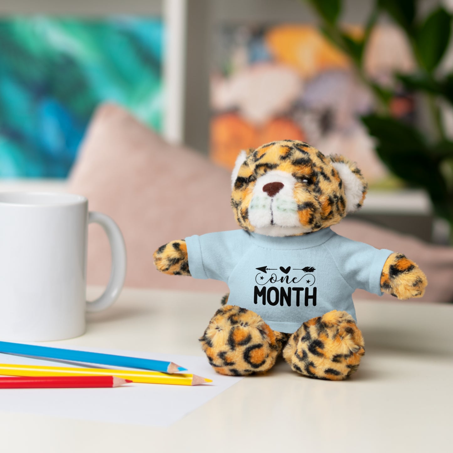 First Stuffed Friend with Custom Tee
