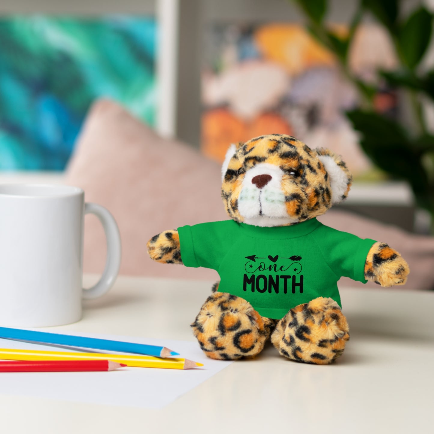 First Stuffed Friend with Custom Tee