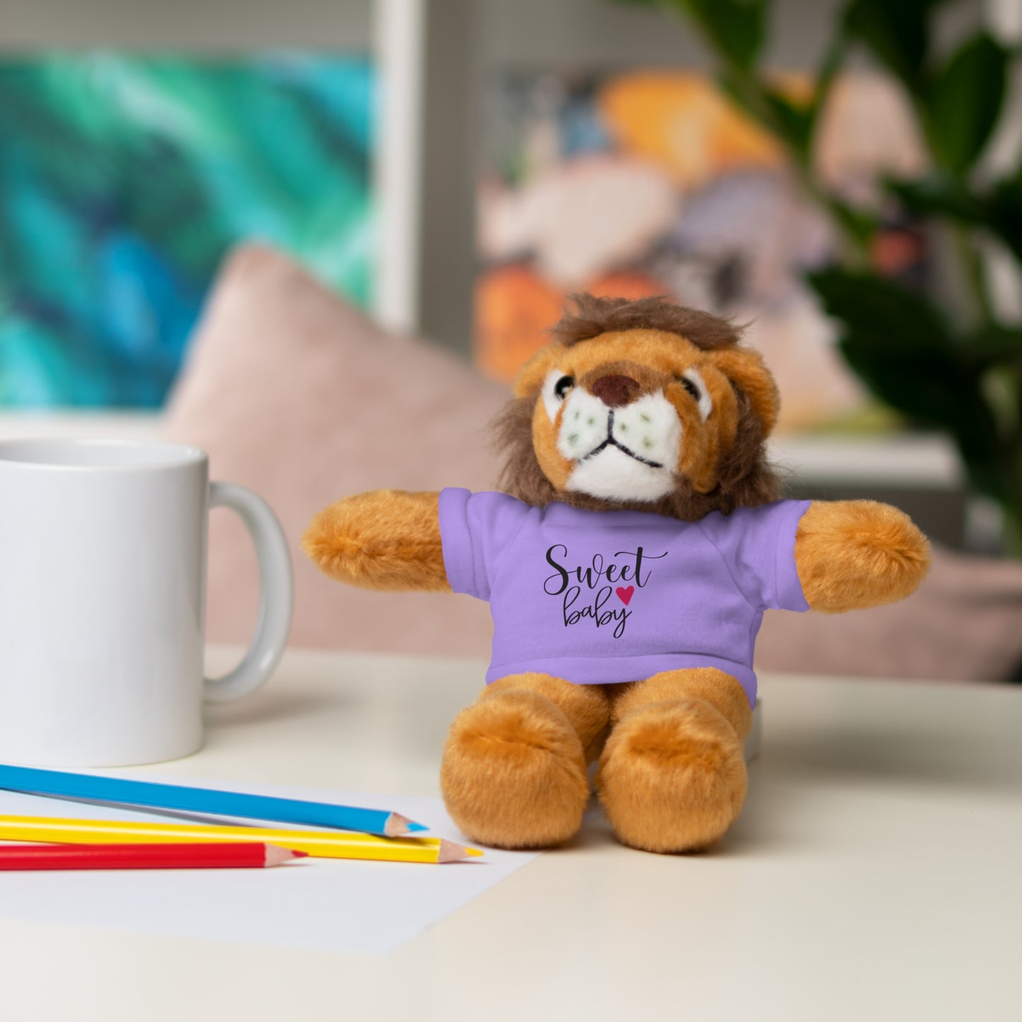 First Stuffed Friend with Custom Tee