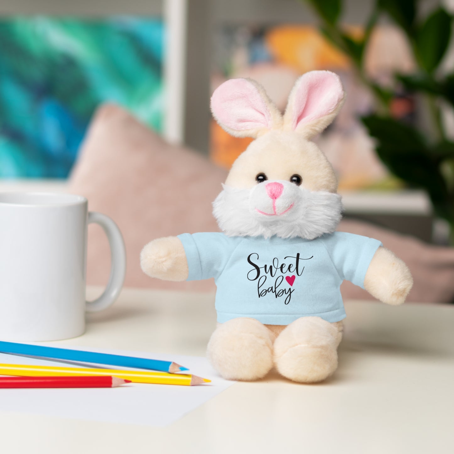 First Stuffed Friend with Custom Tee