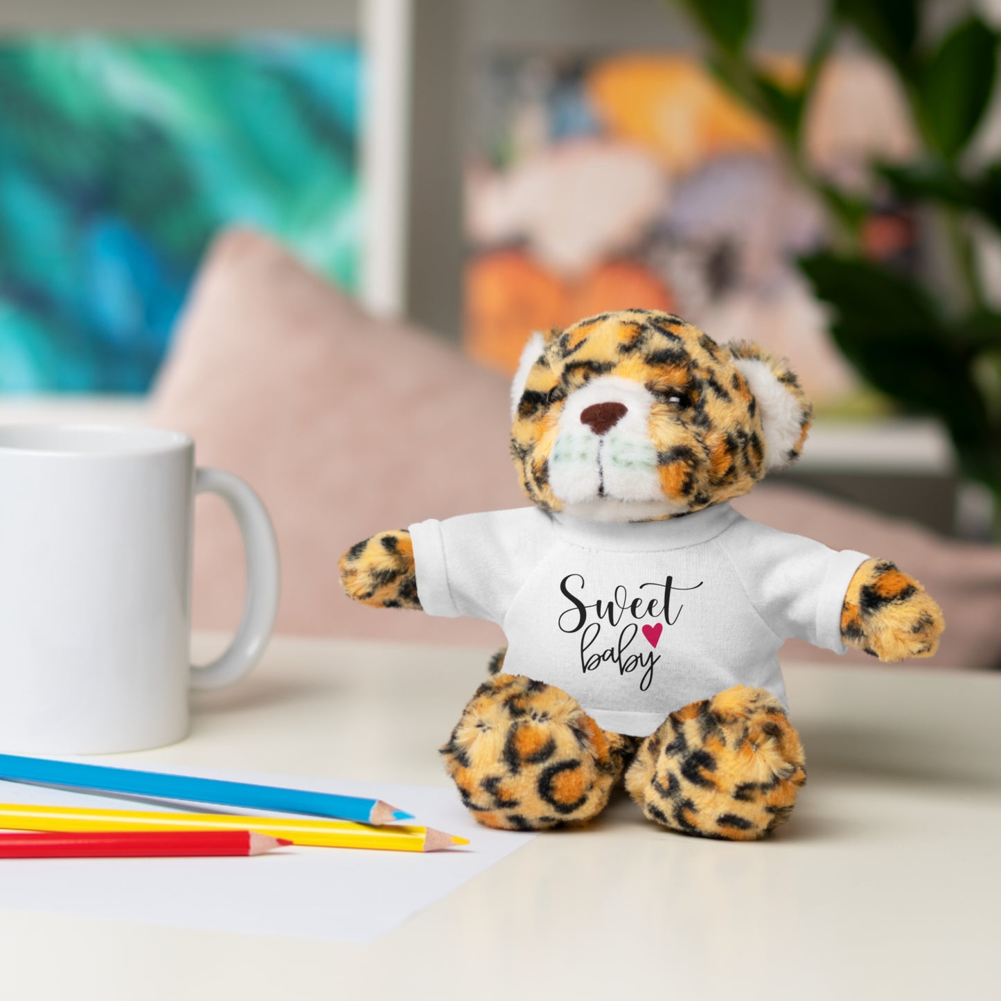 First Stuffed Friend with Custom Tee
