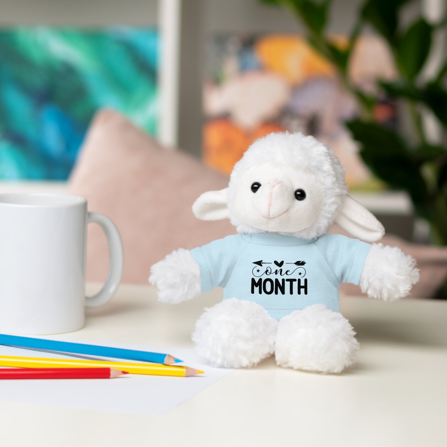 First Stuffed Friend with Custom Tee