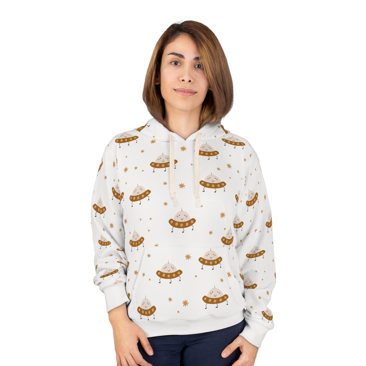 Unisex Pullover Hoodie (Space Design)