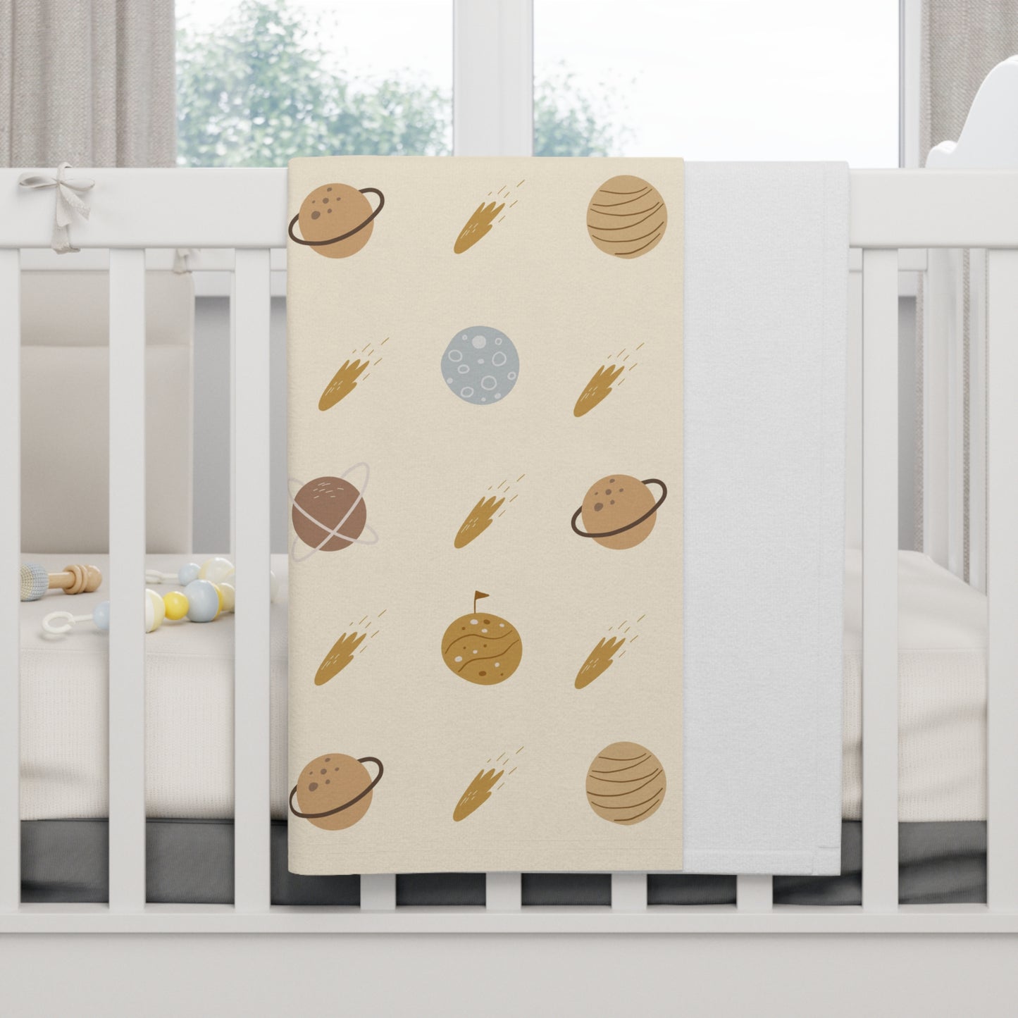 Baby Soft Fleece Blanket (Space Design)