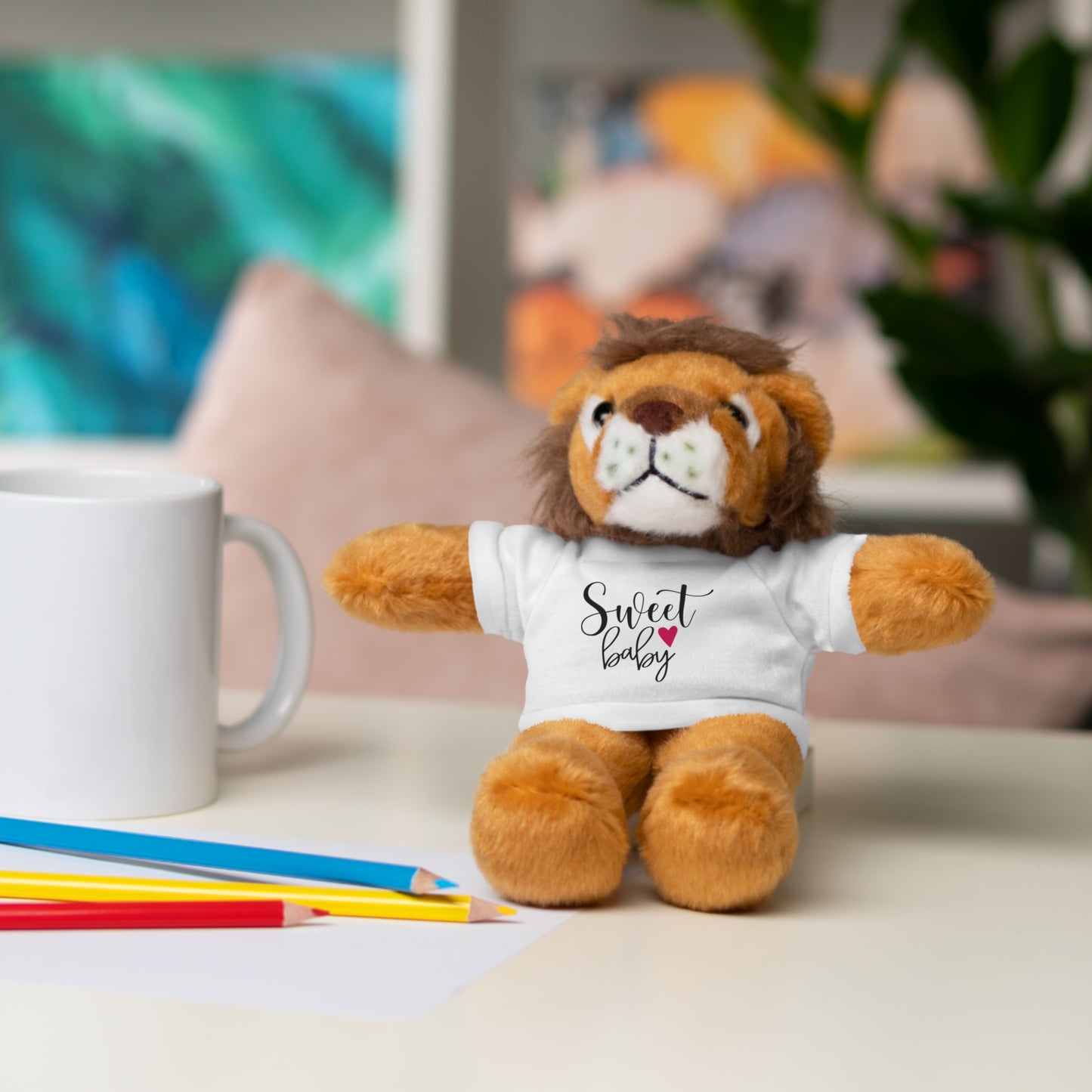 First Stuffed Friend with Custom Tee