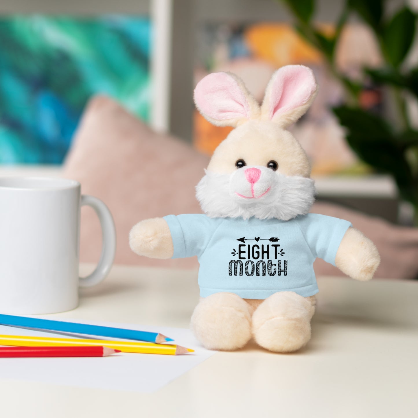 First Stuffed Friend with Custom Tee