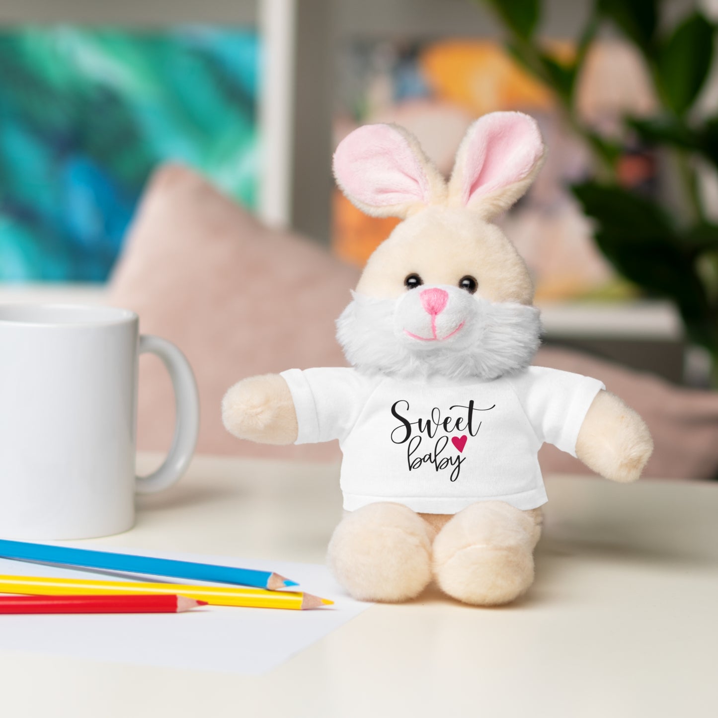First Stuffed Friend with Custom Tee