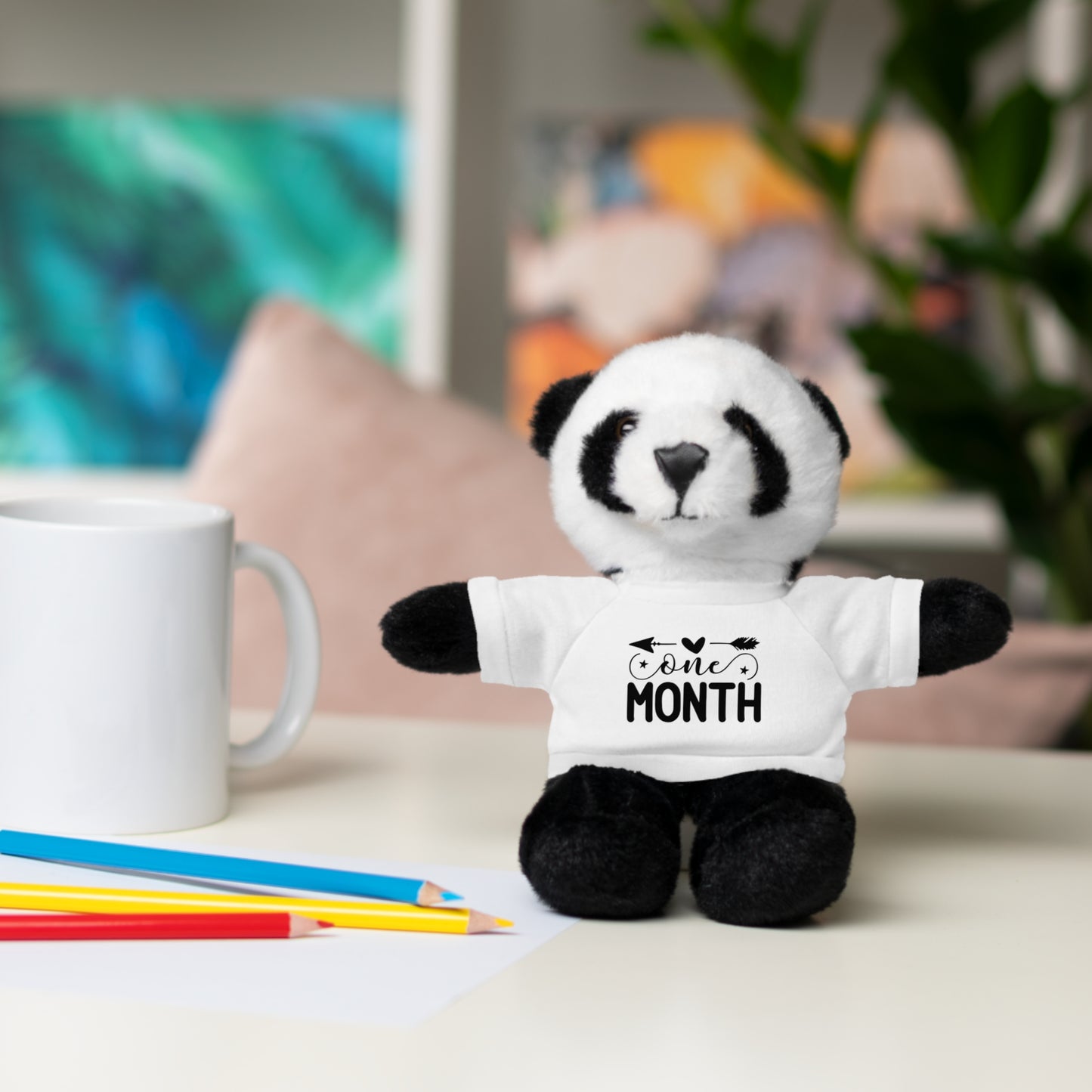 First Stuffed Friend with Custom Tee