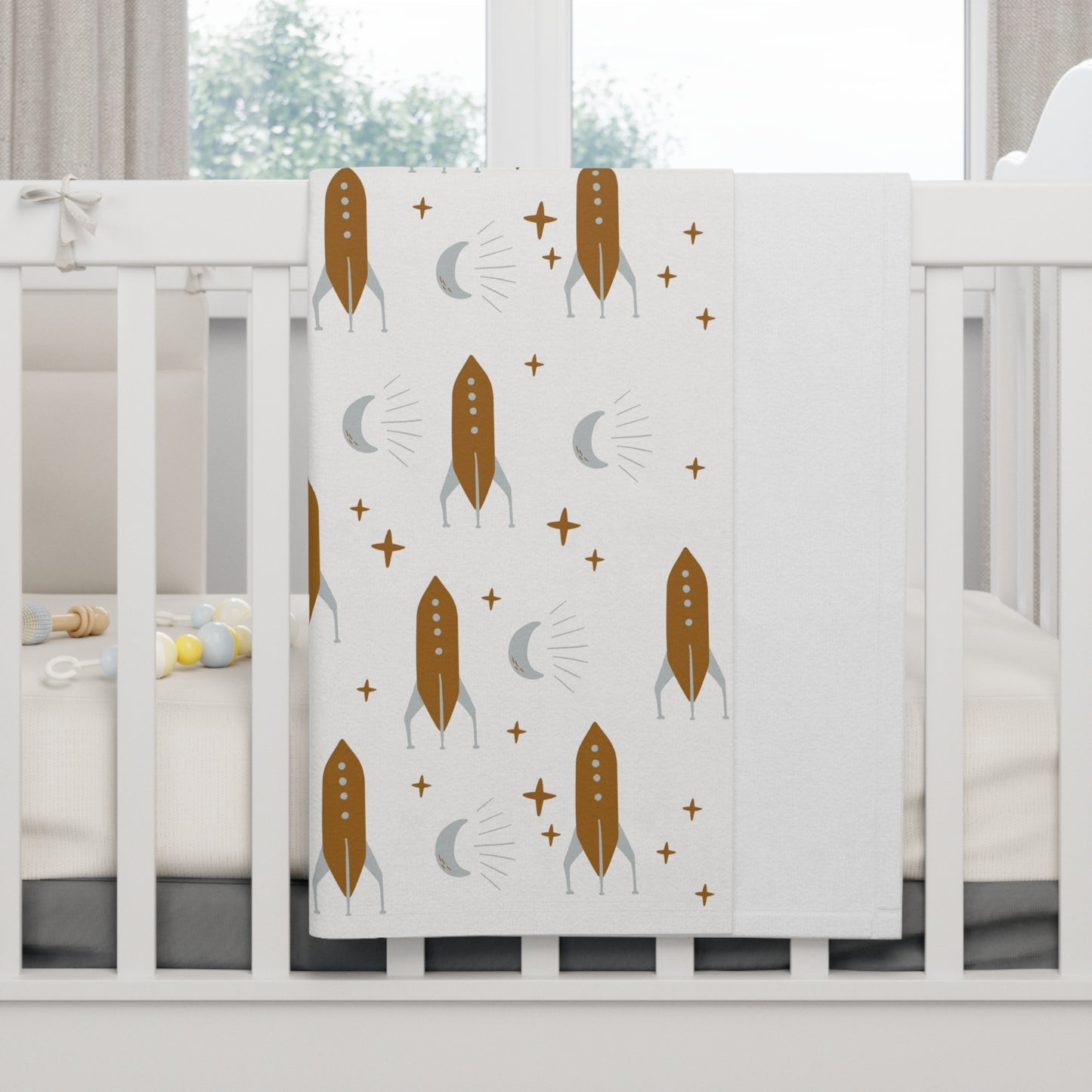 Baby Soft Fleece Blanket (Space Design)