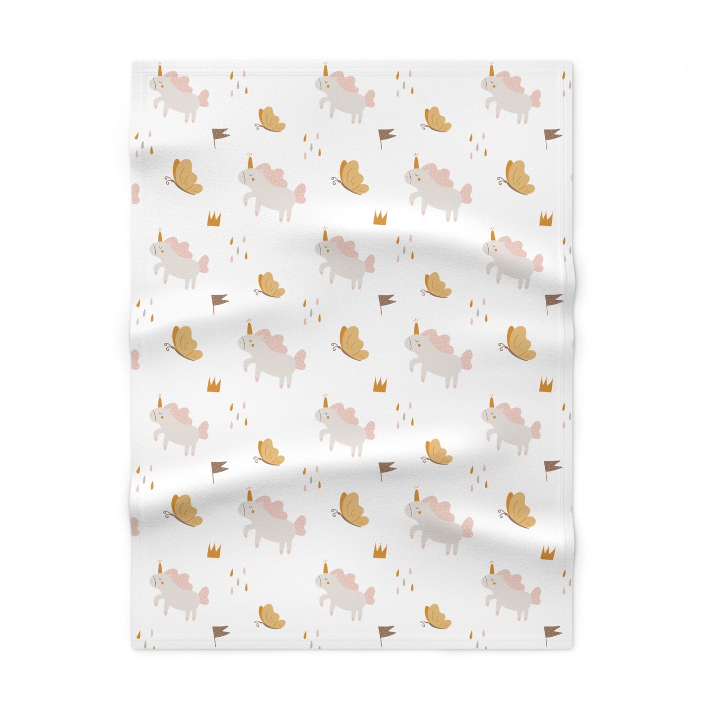 Baby Soft Fleece Blanket (Unicorn Design)