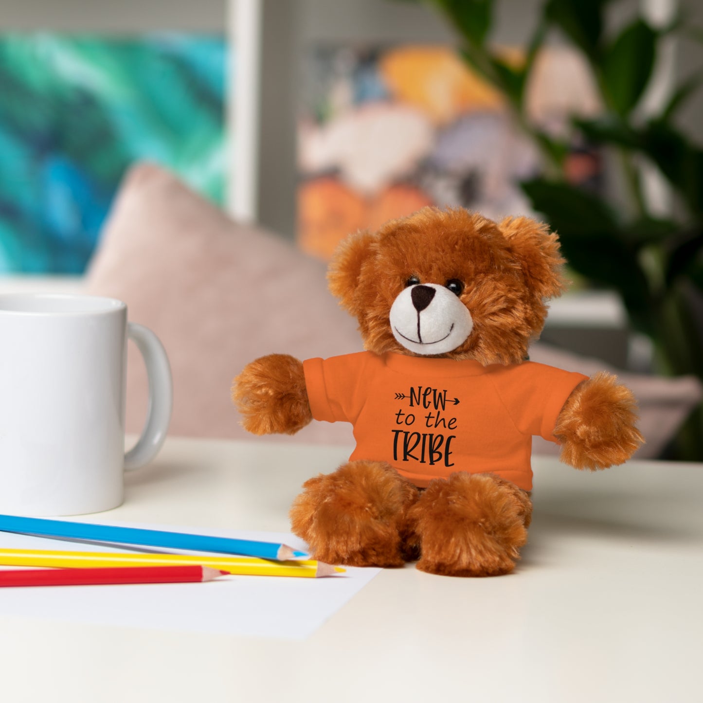 First Stuffed Friend with Custom Tee
