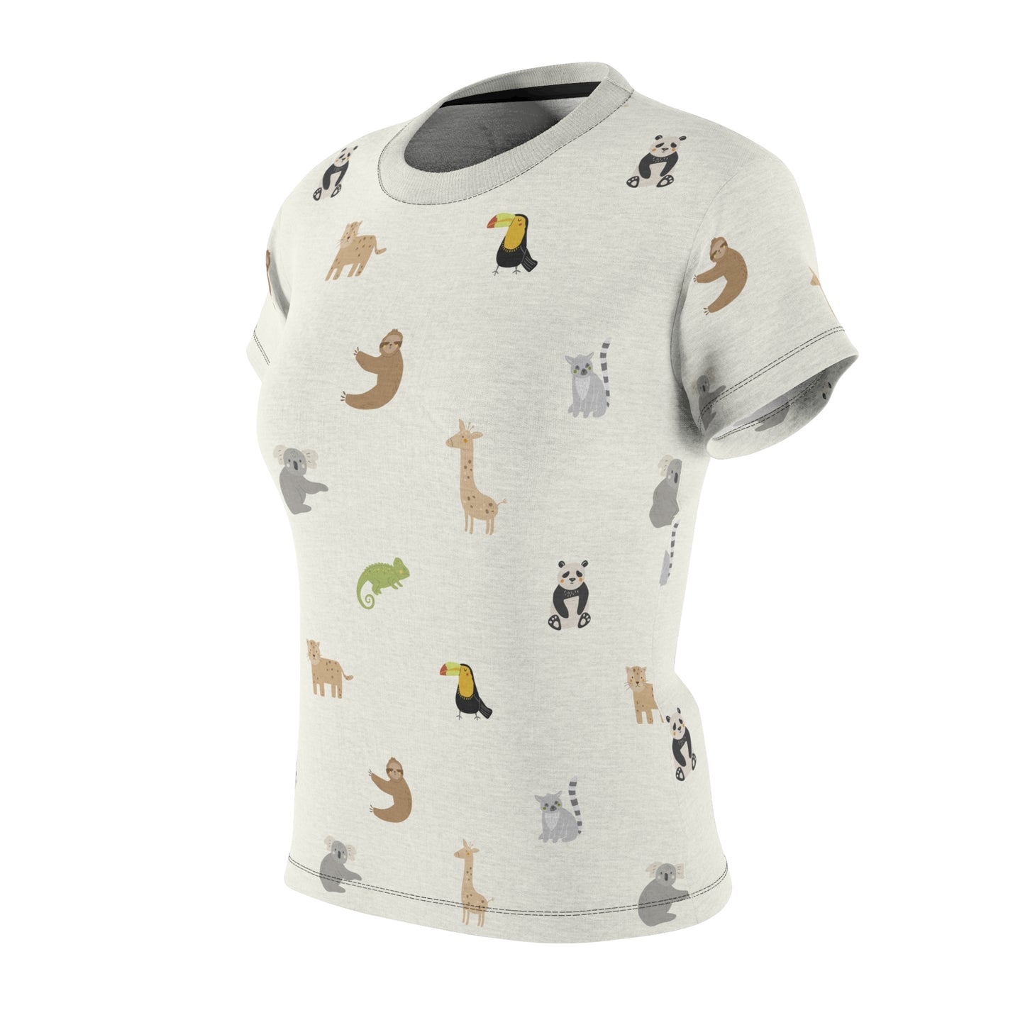Women's Cut & Sew Tee (Tropical Design)