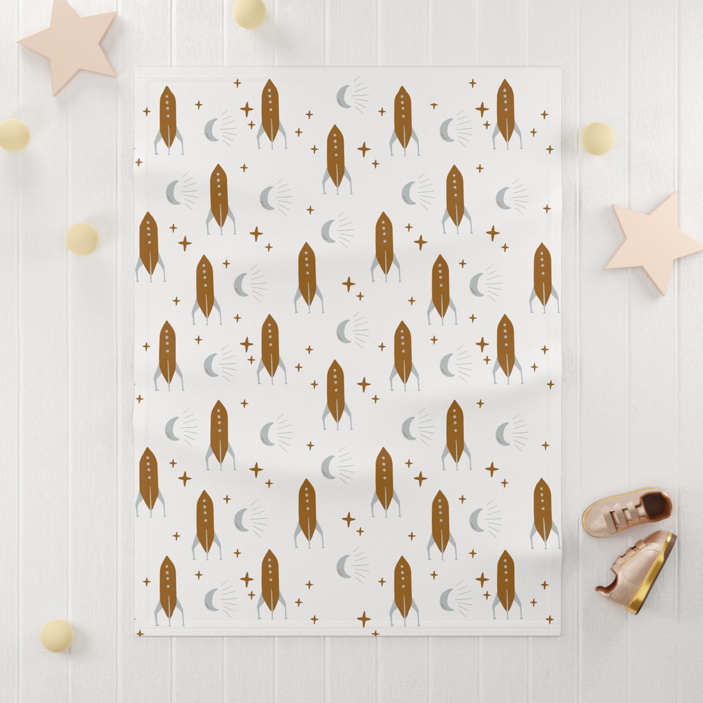 Baby Soft Fleece Blanket (Space Design)