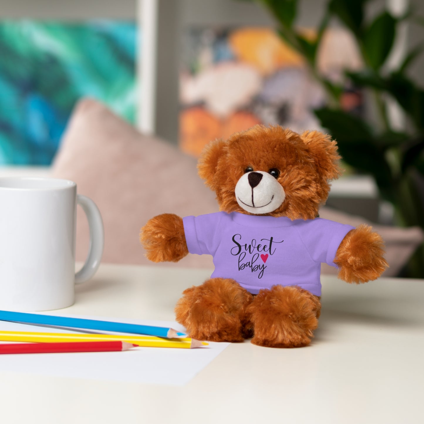First Stuffed Friend with Custom Tee