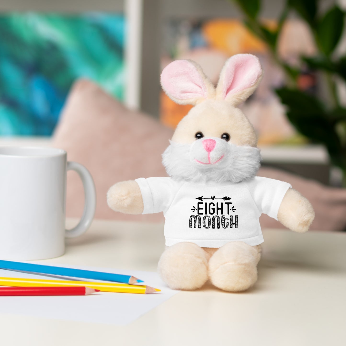 First Stuffed Friend with Custom Tee