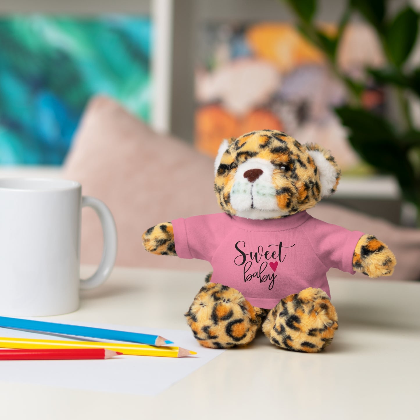 First Stuffed Friend with Custom Tee