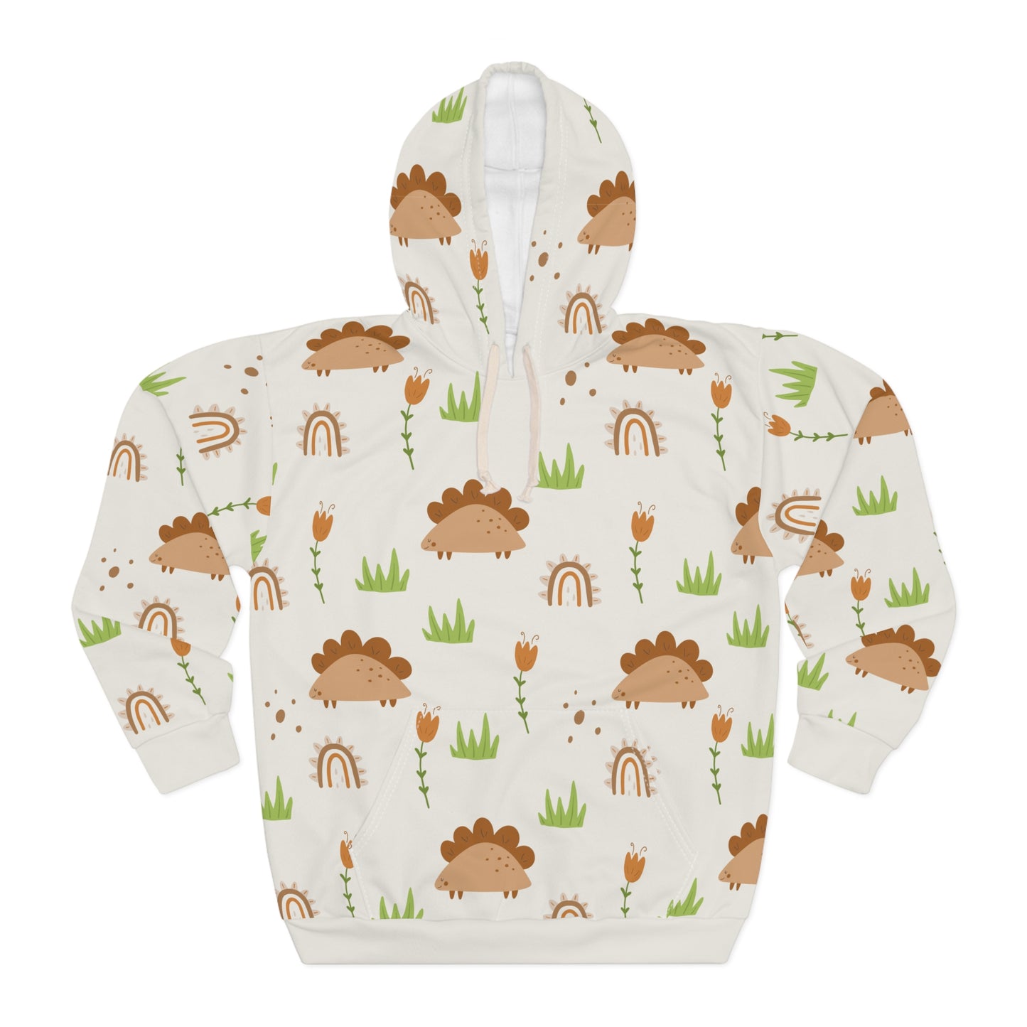 Unisex Pullover Hoodie (Dinosaur Design)