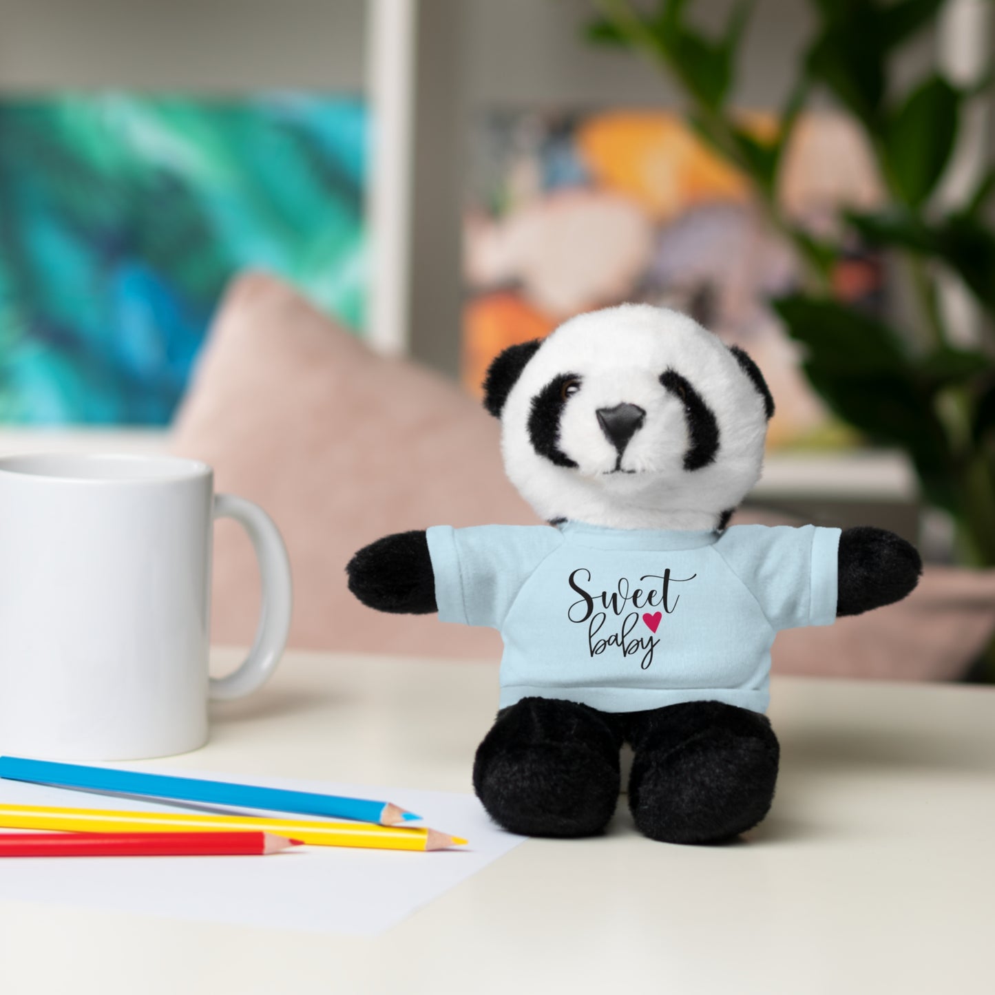 First Stuffed Friend with Custom Tee