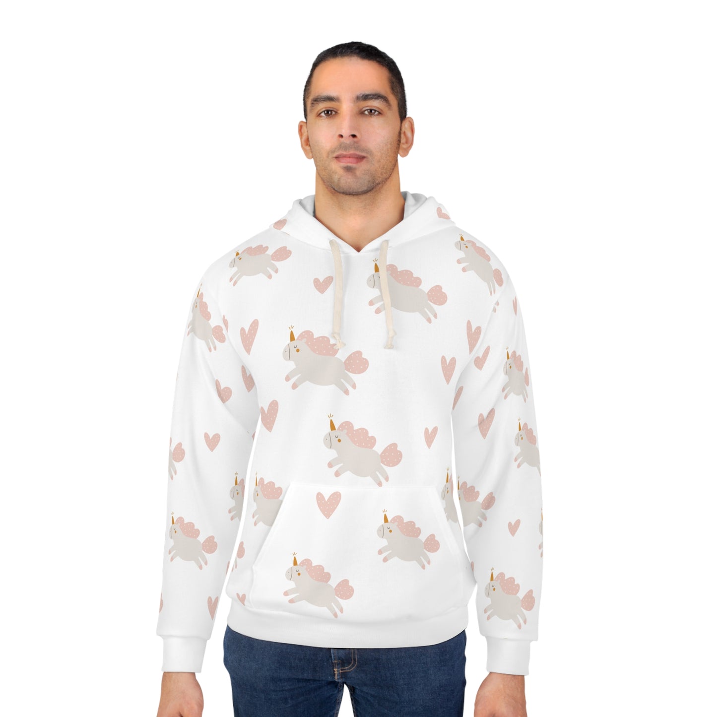 Unisex Pullover Hoodie (Unicorn Design)