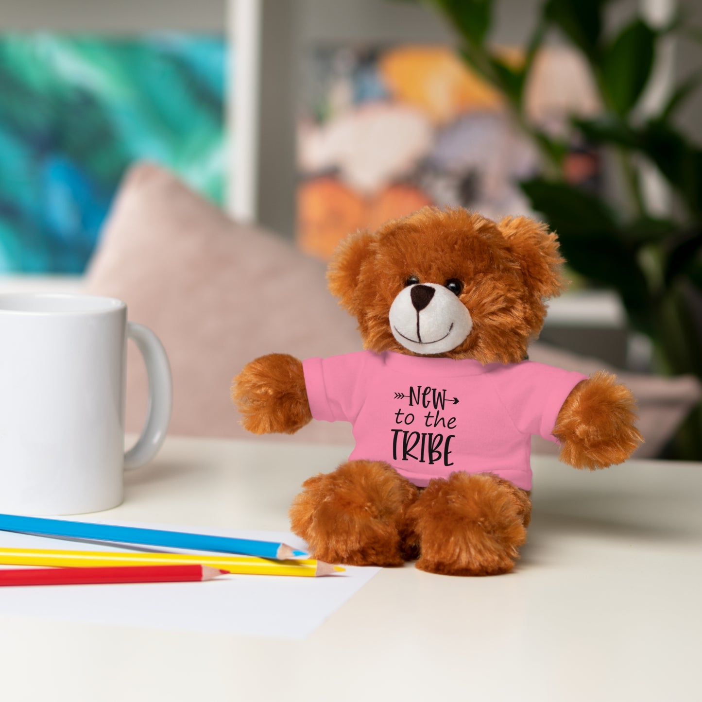 First Stuffed Friend with Custom Tee