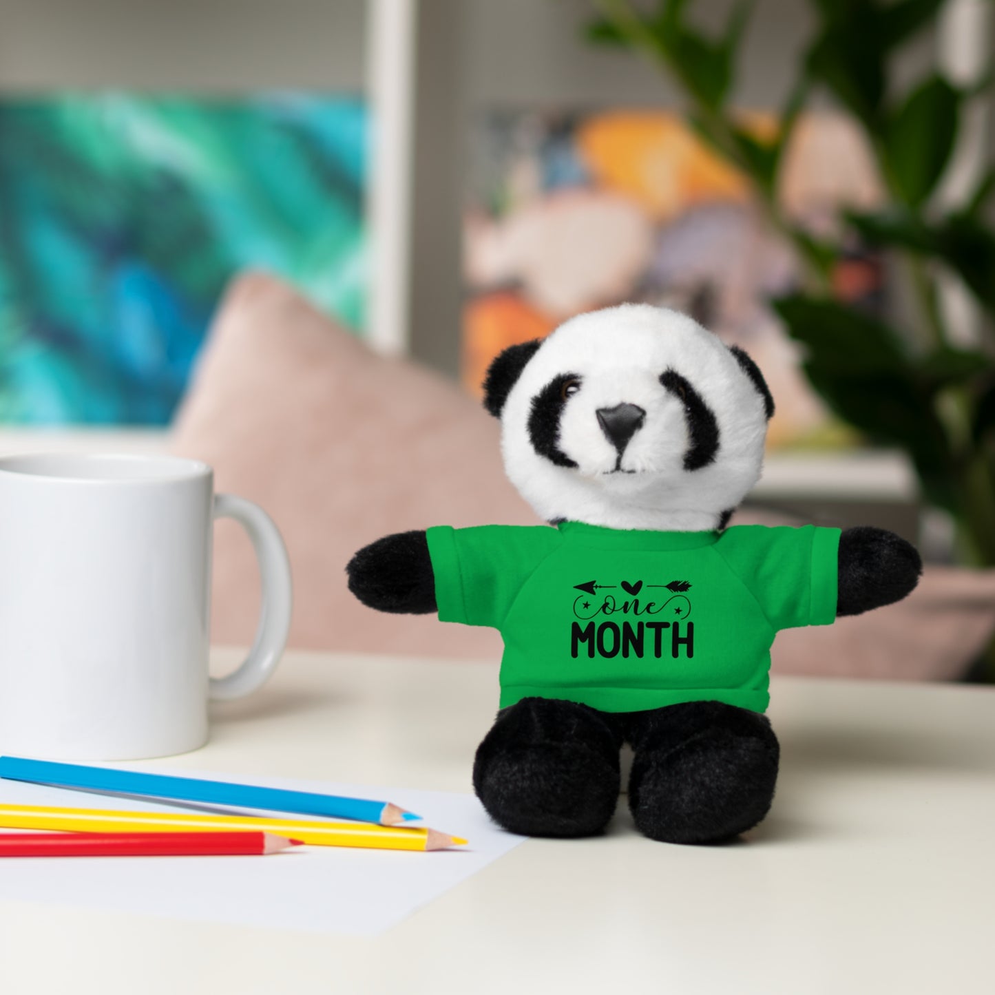 First Stuffed Friend with Custom Tee