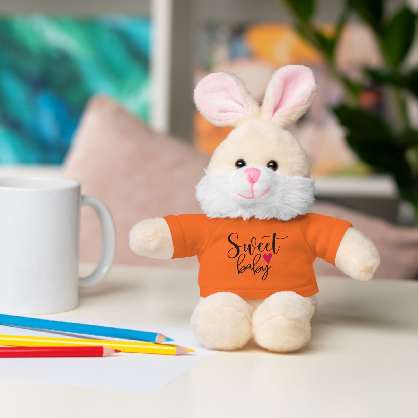 First Stuffed Friend with Custom Tee