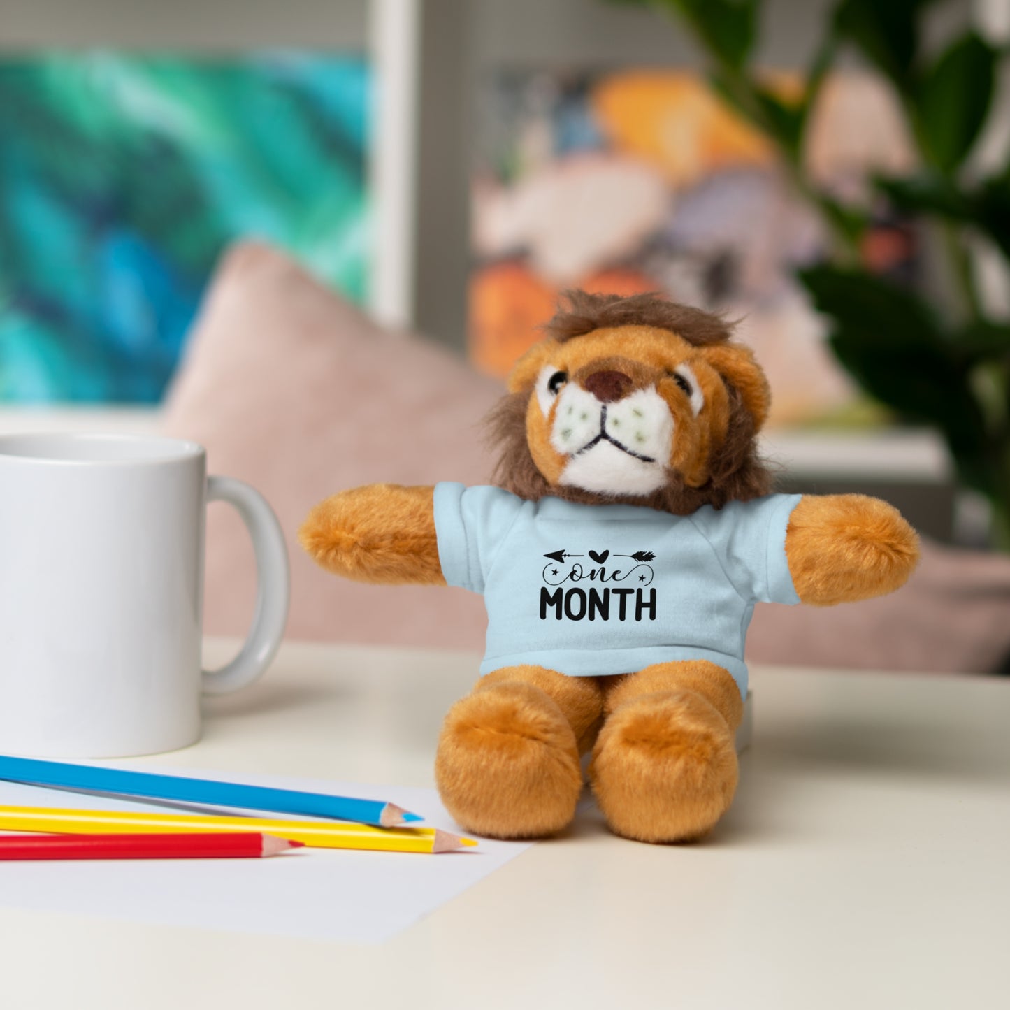 First Stuffed Friend with Custom Tee