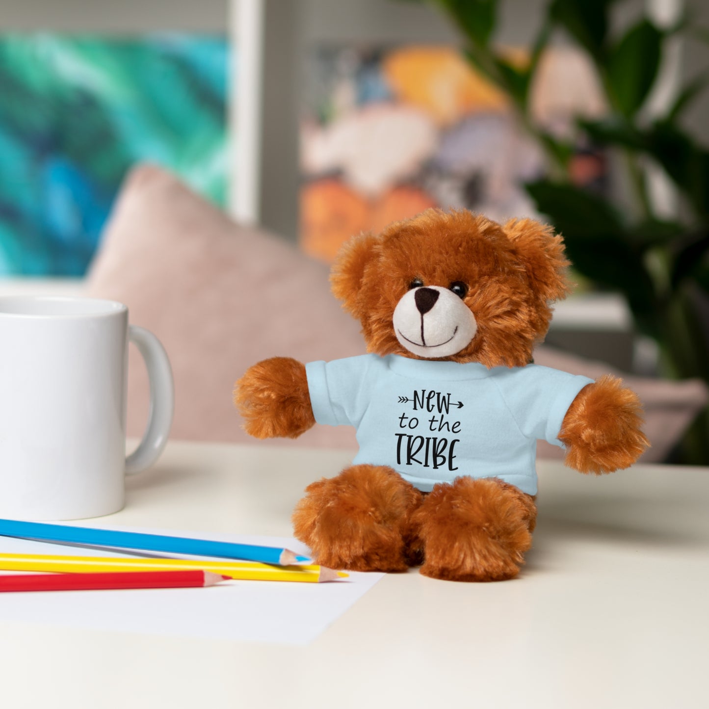 First Stuffed Friend with Custom Tee