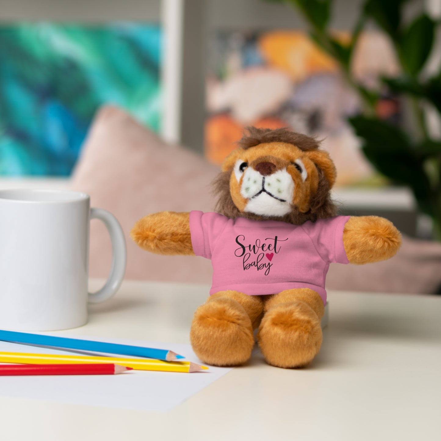 First Stuffed Friend with Custom Tee