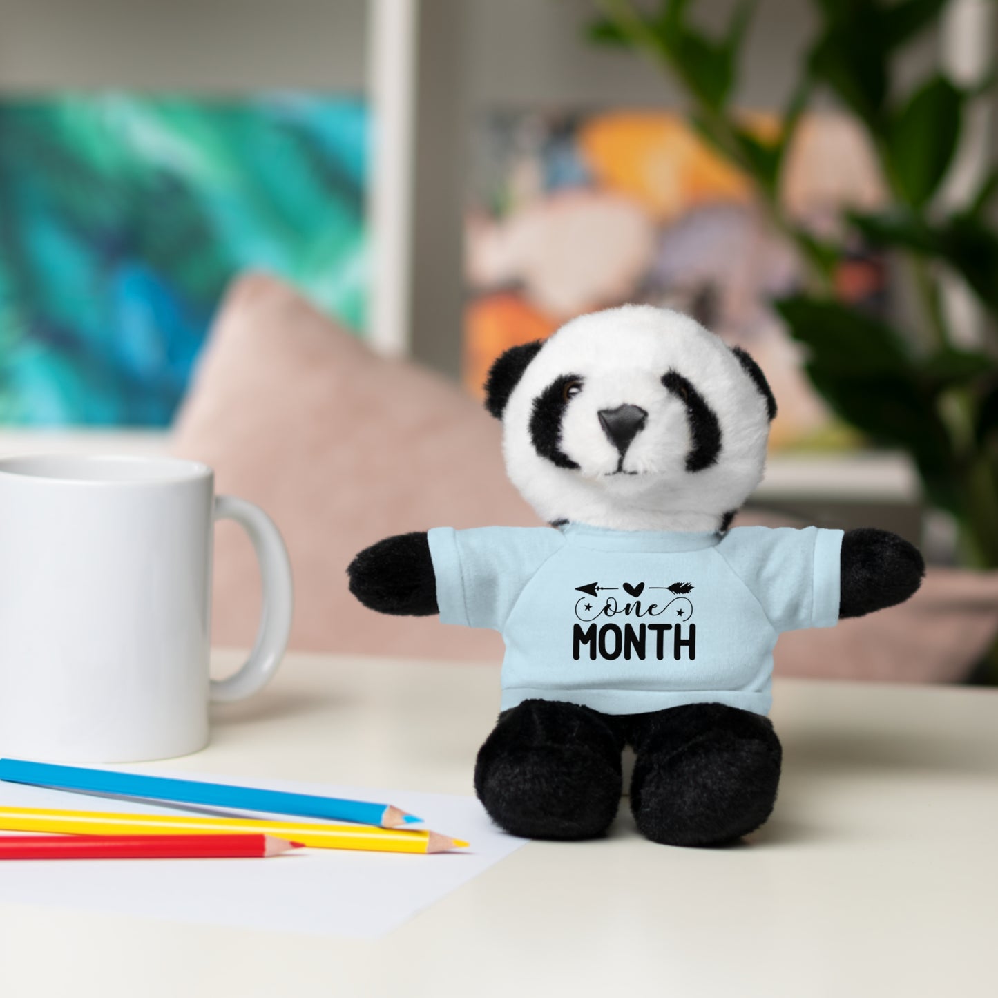 First Stuffed Friend with Custom Tee