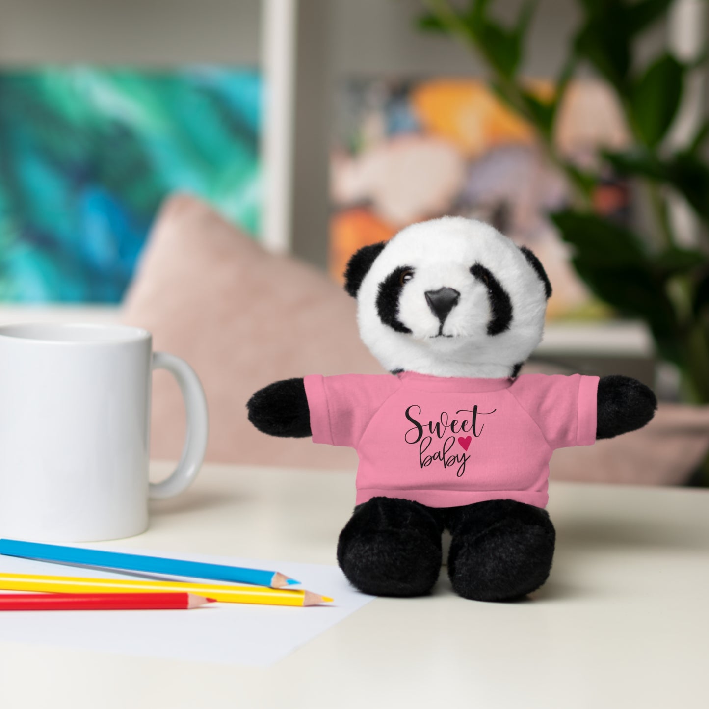First Stuffed Friend with Custom Tee