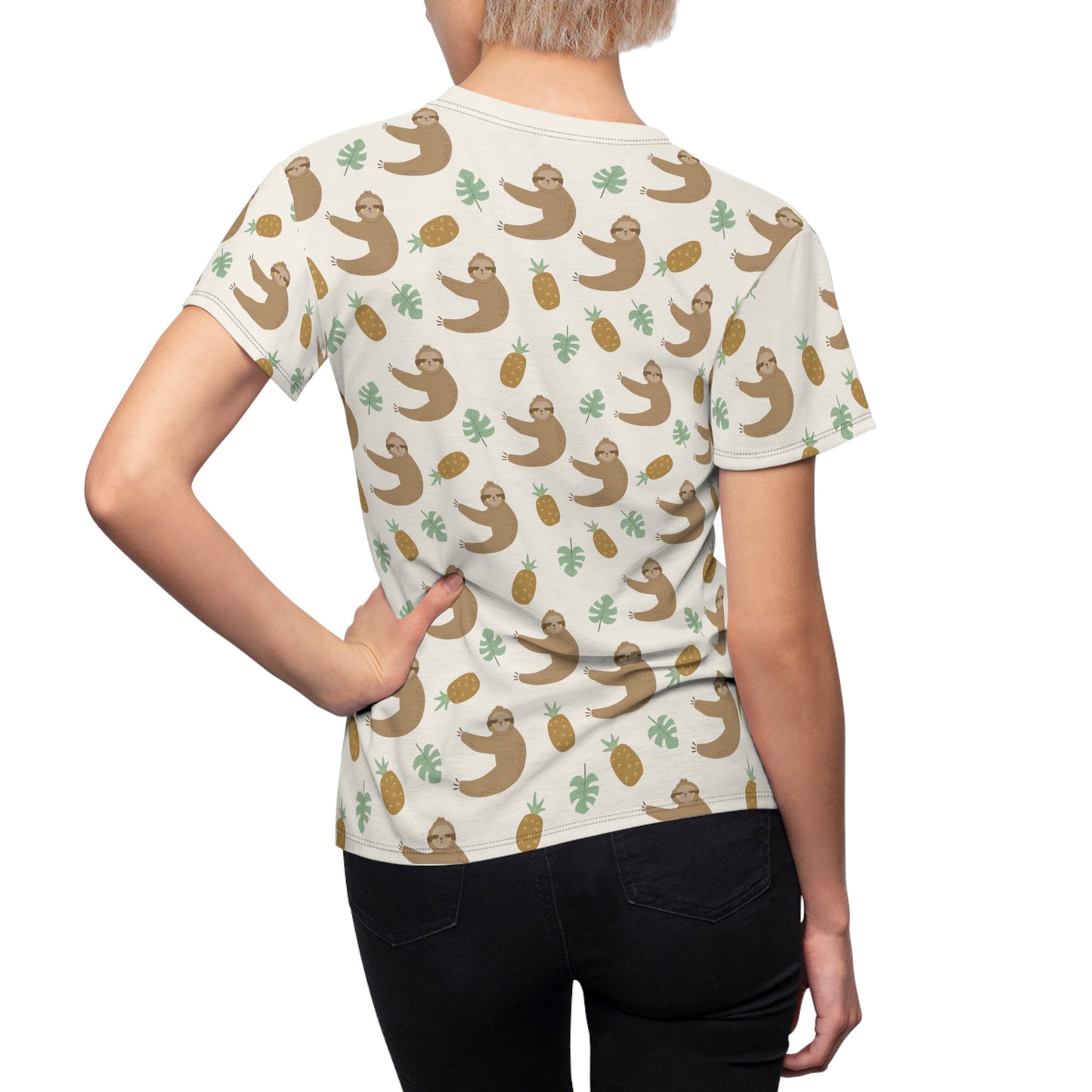 Women's Cut & Sew Tee (Tropical Design)