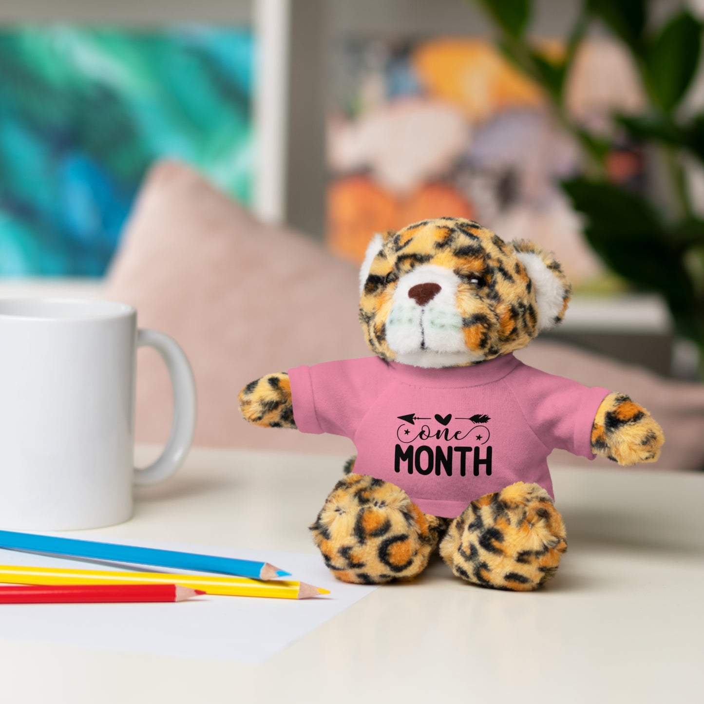 First Stuffed Friend with Custom Tee