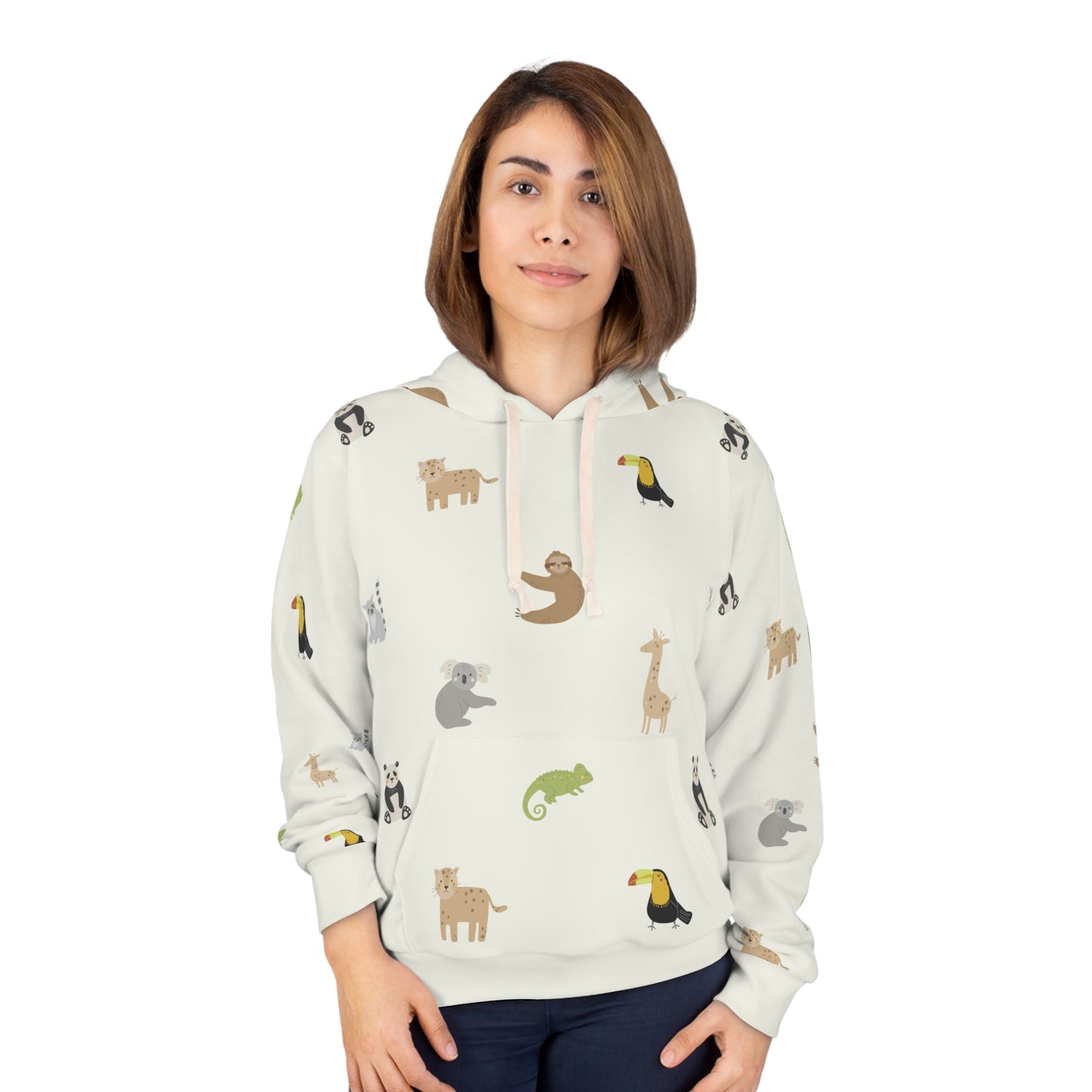 Unisex Pullover Hoodie (Tropical Design)