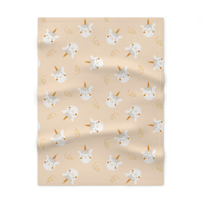 Baby Soft Fleece Blanket (Unicorn Design)