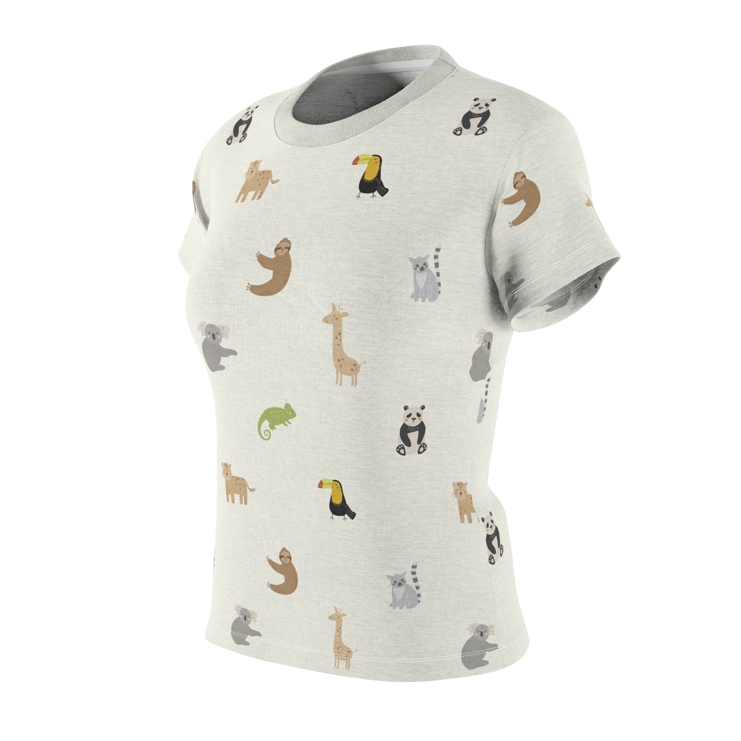 Women's Cut & Sew Tee (Tropical Design)