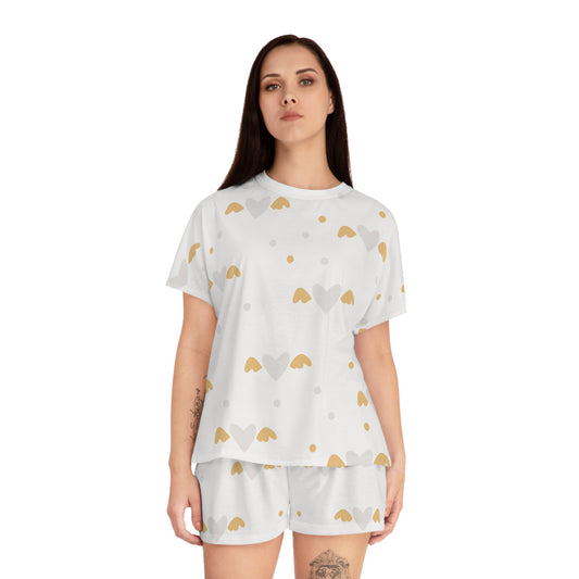 Women’s Short Pajama Set (Unicorn Design)
