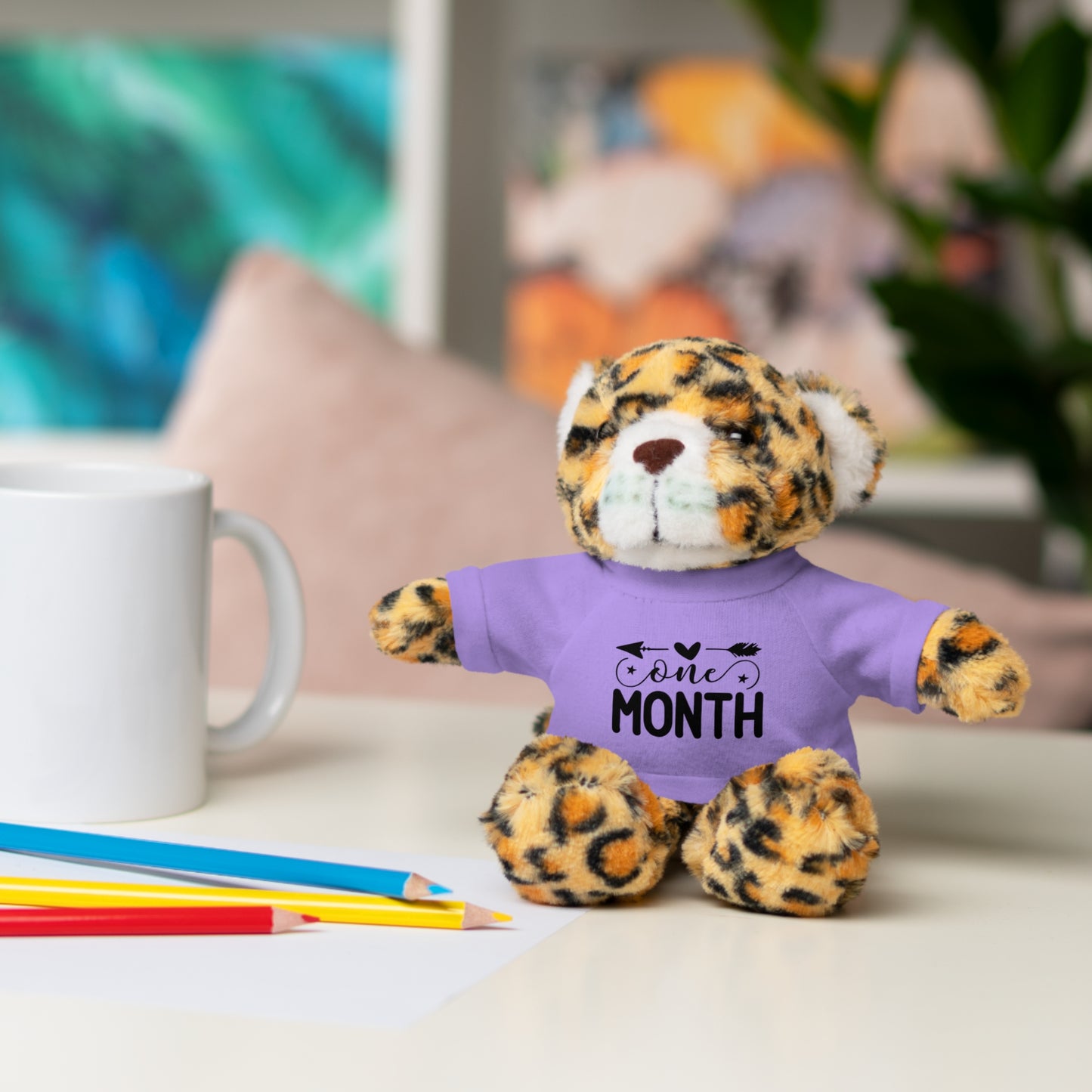 First Stuffed Friend with Custom Tee
