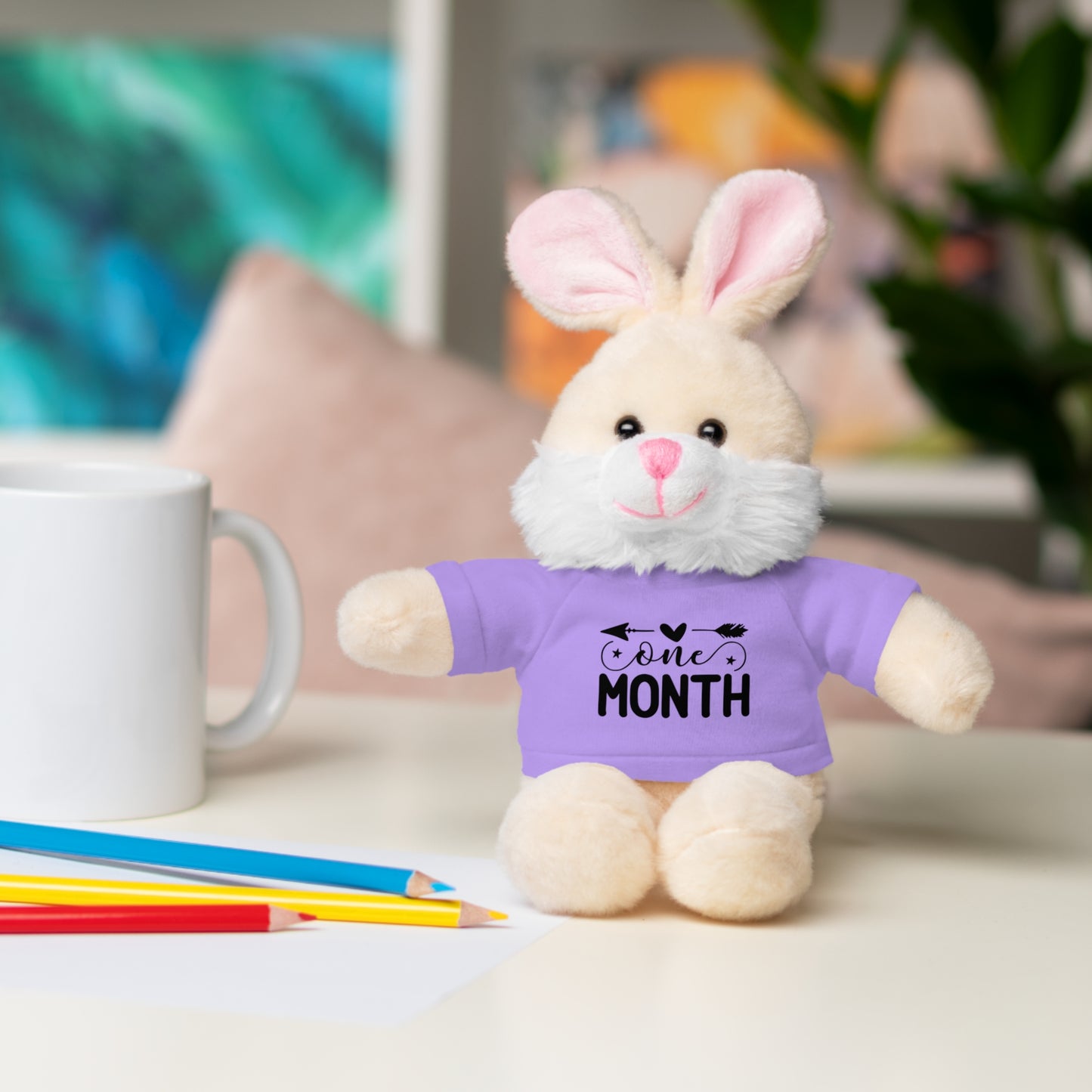 First Stuffed Friend with Custom Tee