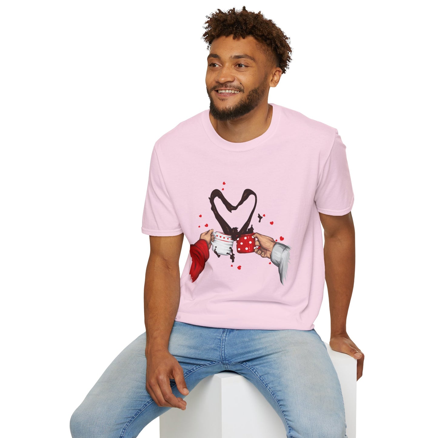 Heartfelt Coffee Cheers Unisex T-Shirt