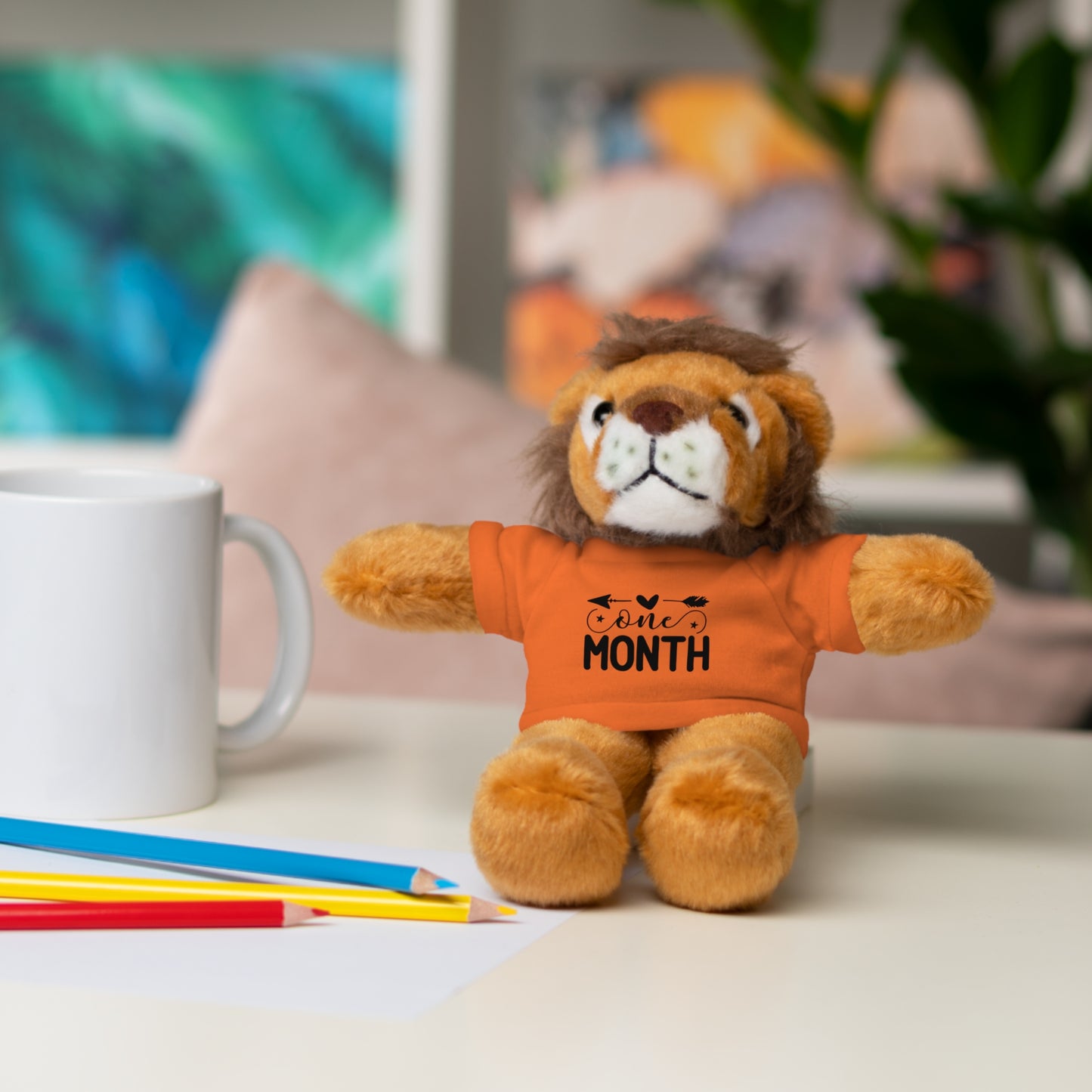 First Stuffed Friend with Custom Tee