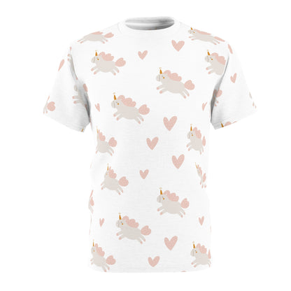 Men's Cut & Sew Tee (Unicorn Design)