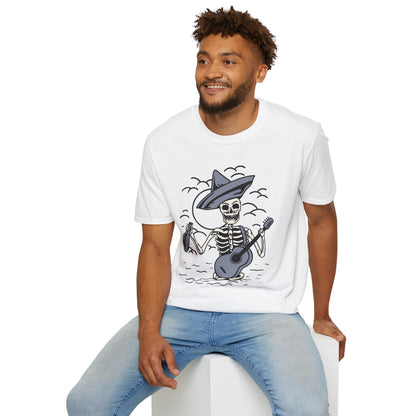 Skeleton Guitarist Unisex T-Shirt